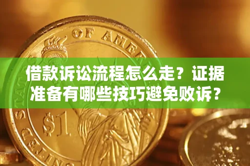 武汉借款诉讼流程怎么走？证据准备有哪些技巧避免败诉？