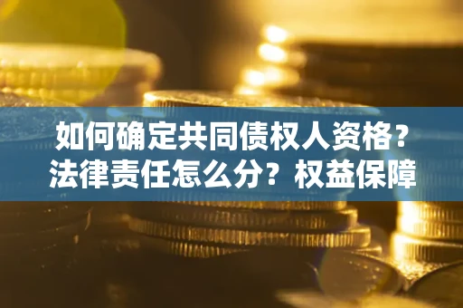 武汉如何确定共同债权人资格？法律责任怎么分？权益保障技巧揭秘！