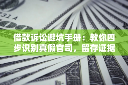 武汉借款诉讼避坑手册：教你四步识别真假官司，留存证据不踩雷