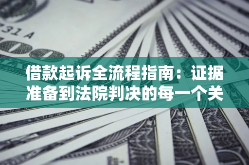 武汉借款起诉全流程指南：证据准备到法院判决的每一个关键步骤