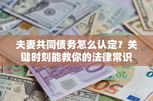 武汉夫妻共同债务怎么认定？关键时刻能救你的法律常识
