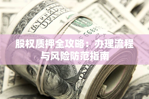 武汉股权质押全攻略：办理流程与风险防范指南