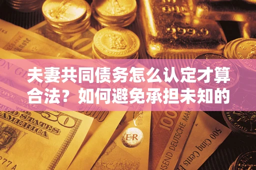 武汉夫妻共同债务怎么认定才算合法？如何避免承担未知的债务风险？